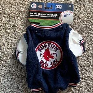 Small Dog Red Sox Jacket